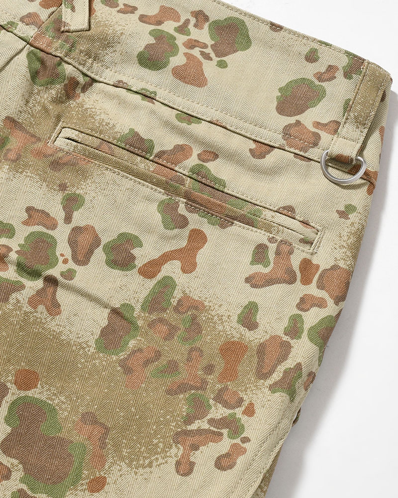 BAGGY CHINO PANTS -OLIVE CAMO-