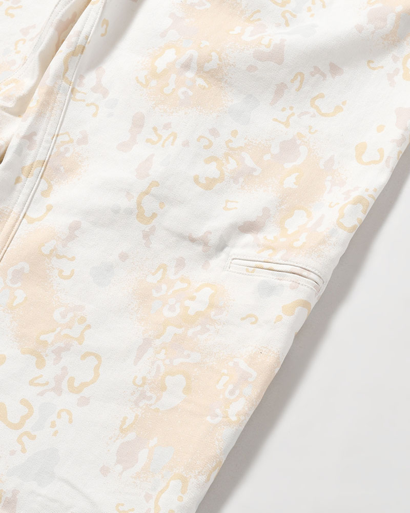 BAGGY CHINO PANTS -WHITE CAMO-
