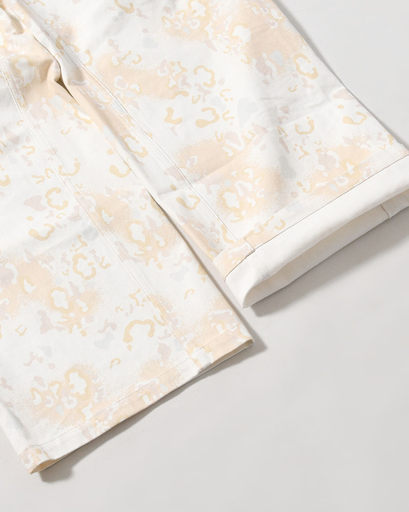 BAGGY CHINO PANTS -WHITE CAMO-