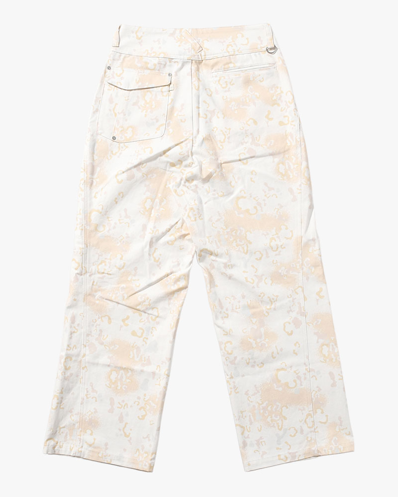 BAGGY CHINO PANTS -WHITE CAMO-