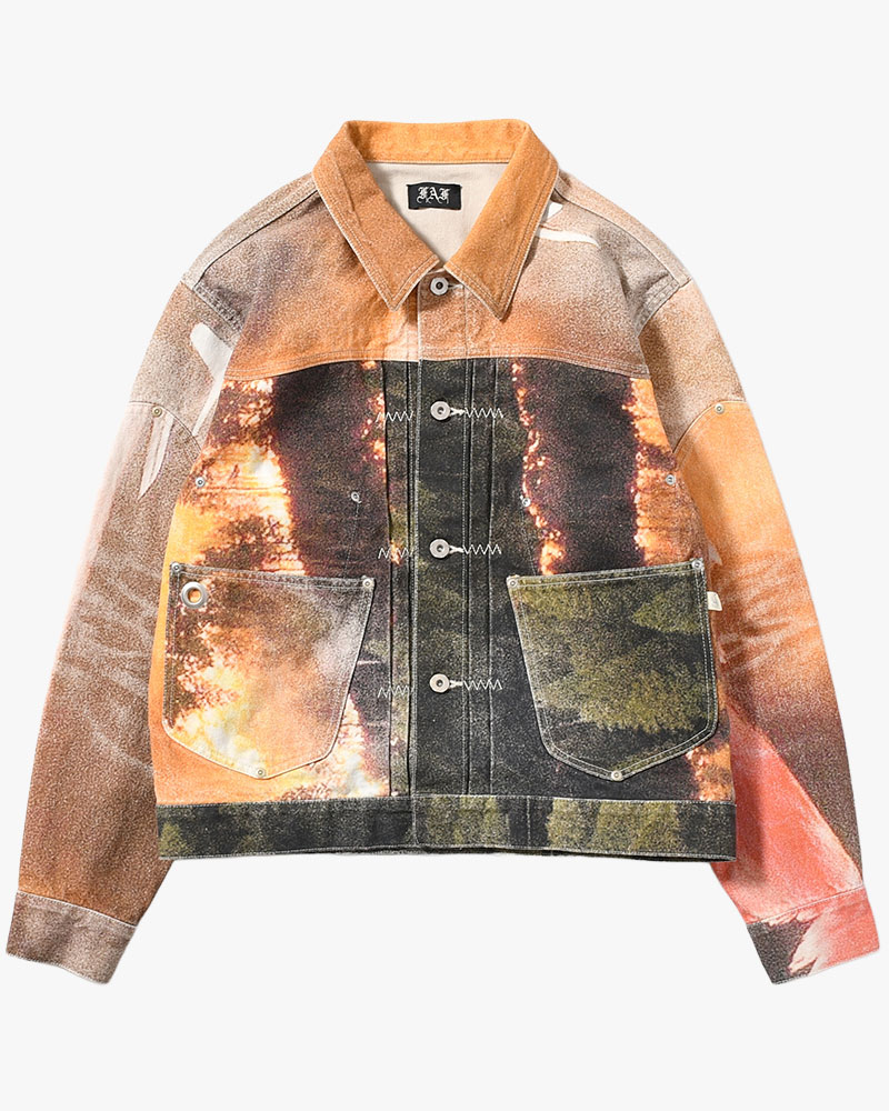 TYPE-2.5 DENIM JACKET -FOREST-