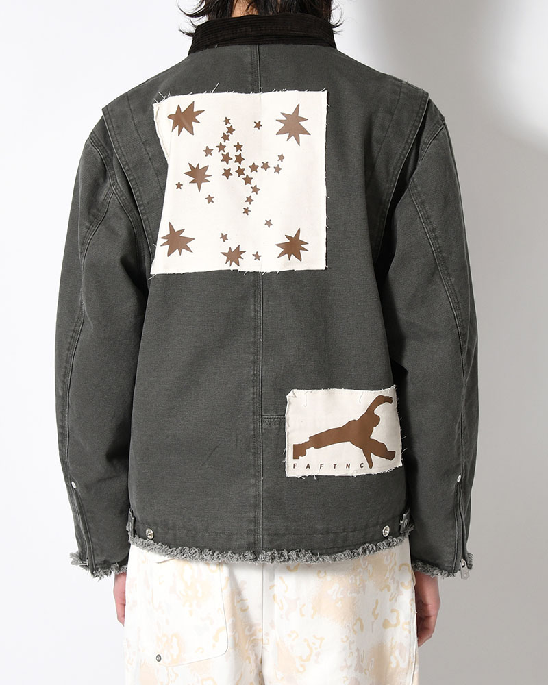 PATCHED ACTIVE JACKET -BLACK-