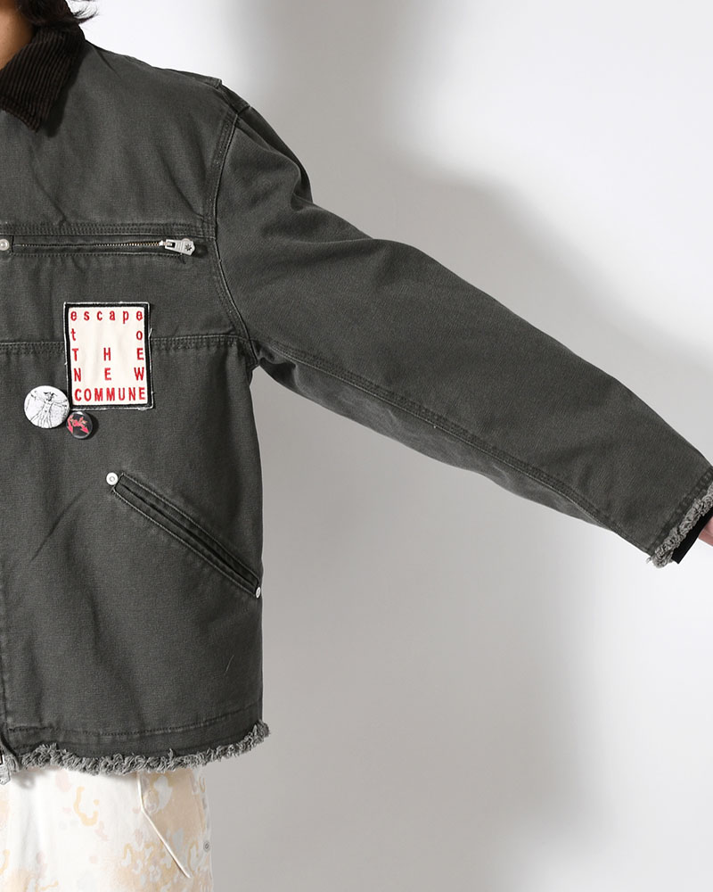 PATCHED ACTIVE JACKET -BLACK-