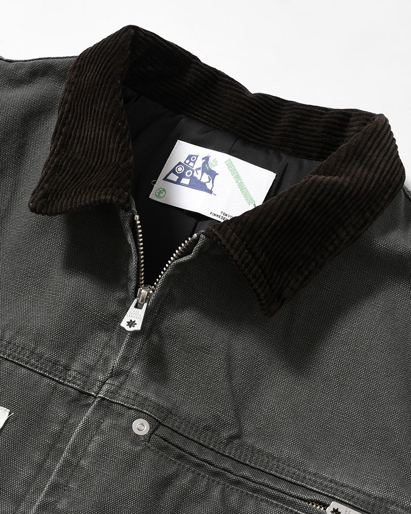 PATCHED ACTIVE JACKET -BLACK-