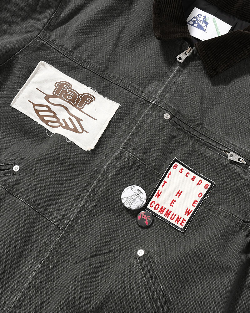 PATCHED ACTIVE JACKET -BLACK-