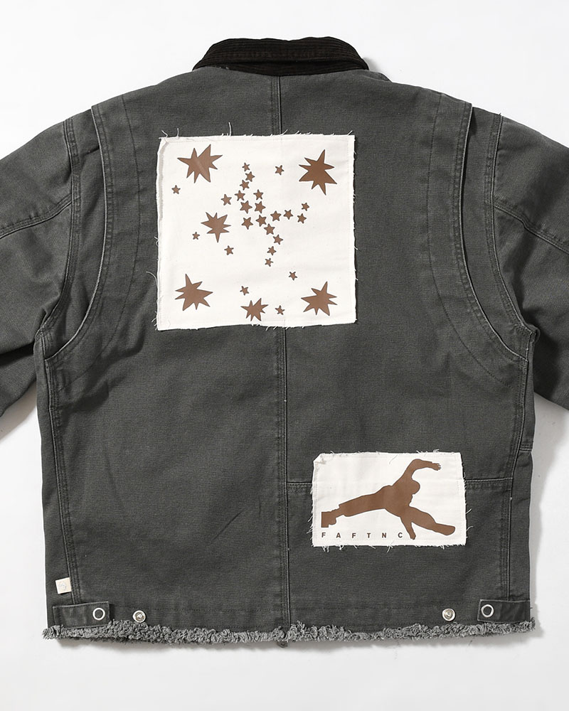 PATCHED ACTIVE JACKET -BLACK-