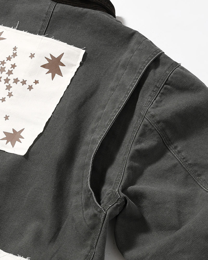 PATCHED ACTIVE JACKET -BLACK-