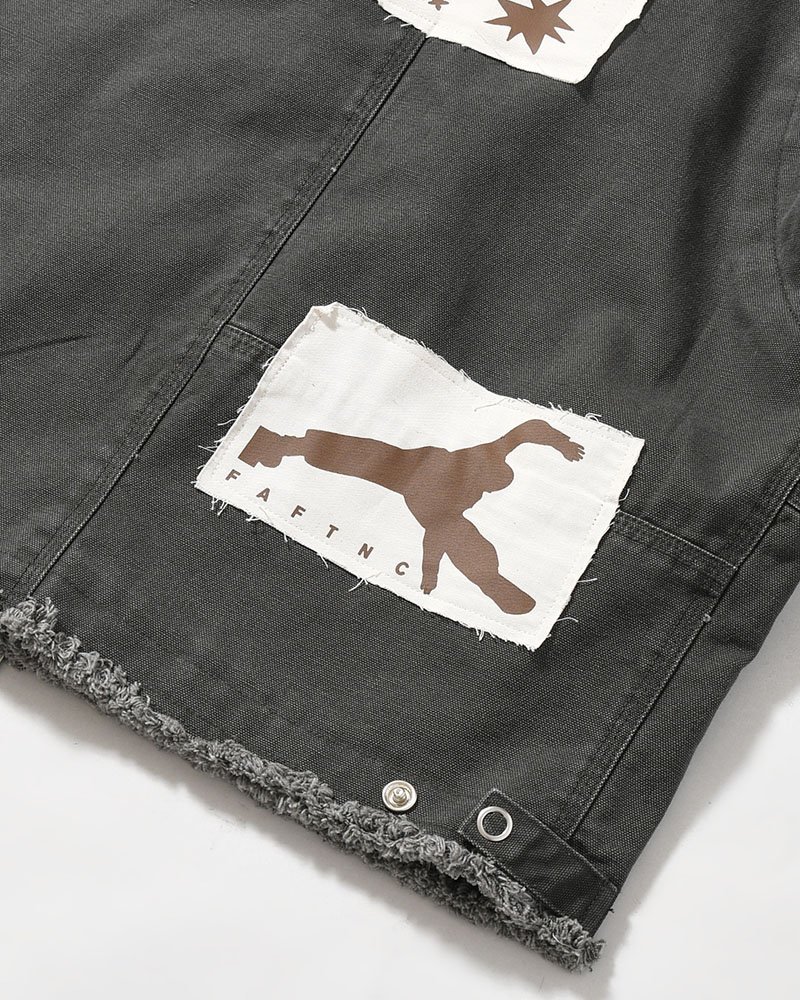 PATCHED ACTIVE JACKET -BLACK-