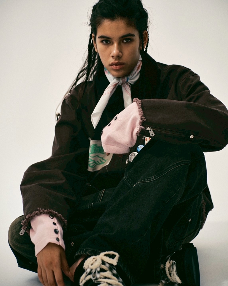 PATCHED ACTIVE JACKET -BLACK-