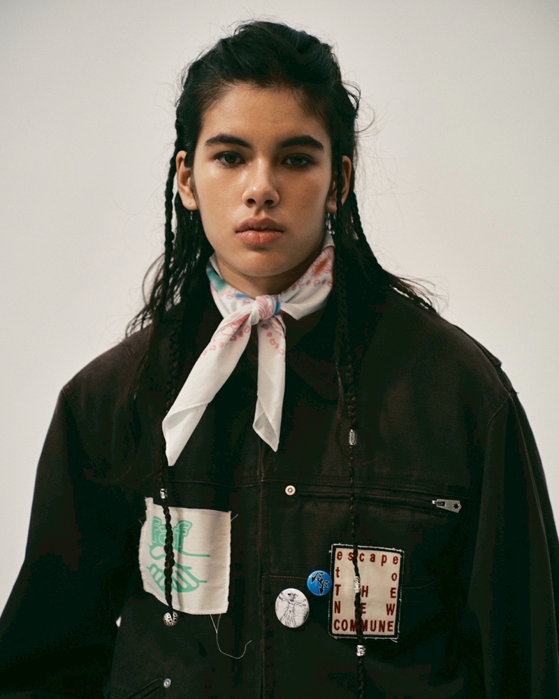 PATCHED ACTIVE JACKET -BURGUNDY-