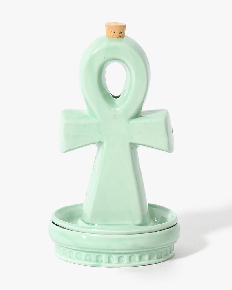 ANKH INCENSE HOLDER -L.GREEN-