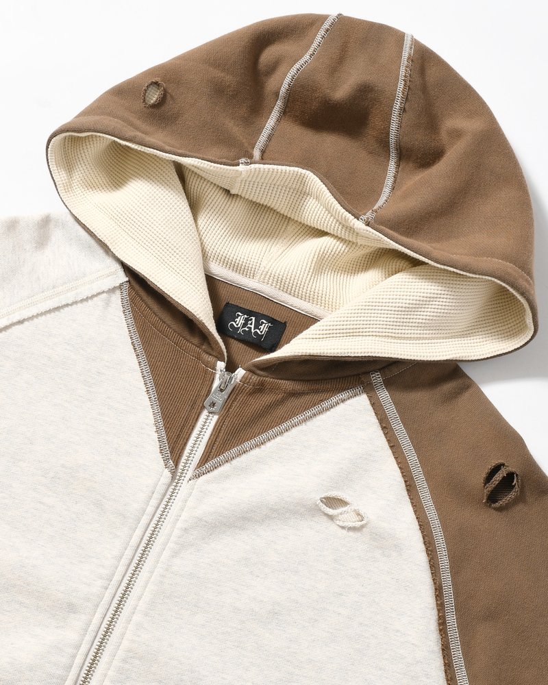 STELLA (ZIP UP HOODIE) -ECRU-