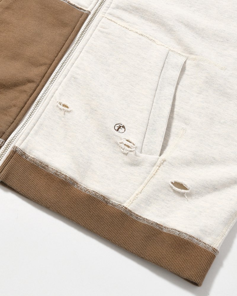 STELLA (ZIP UP HOODIE) -ECRU-