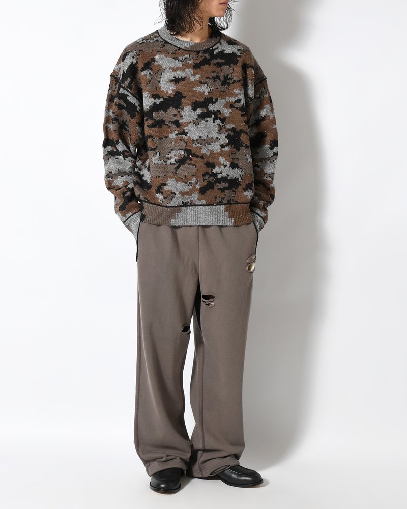 NOCTIS (BAGGY SWEAT PANTS) -BLACK-