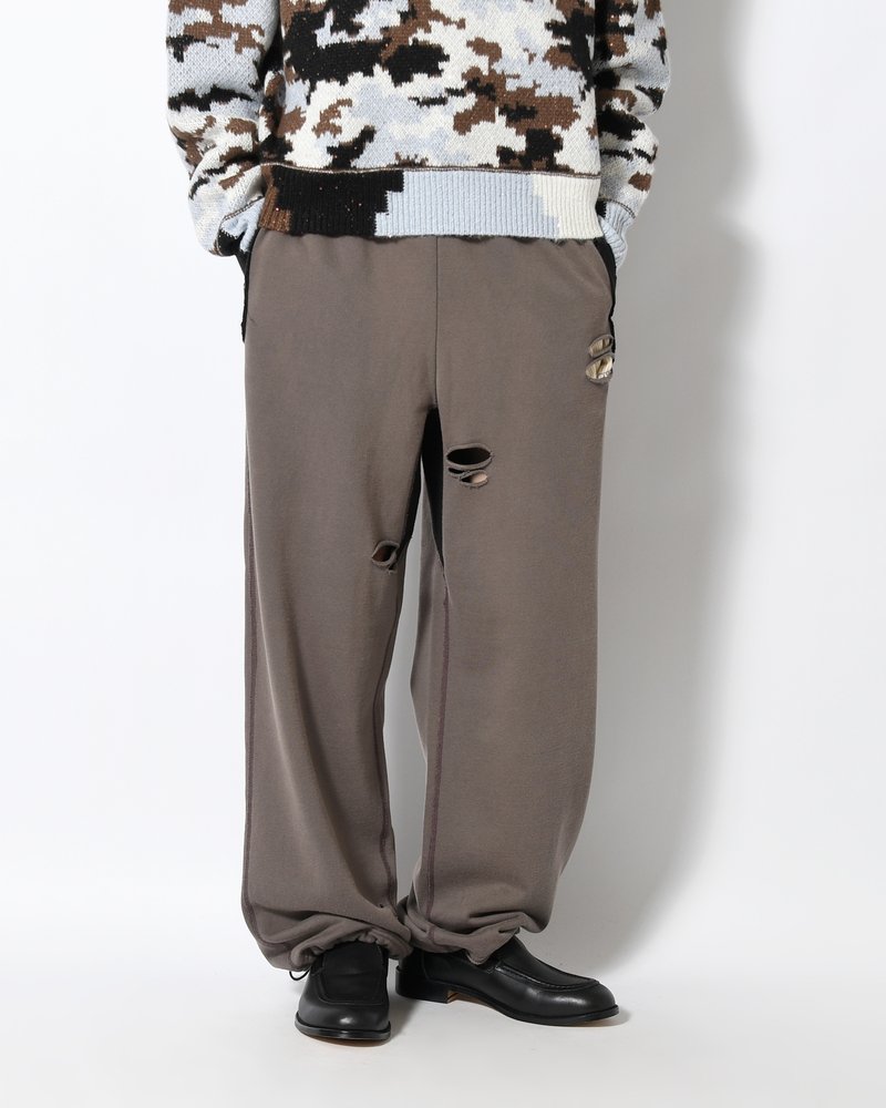 NOCTIS (BAGGY SWEAT PANTS) -BLACK-