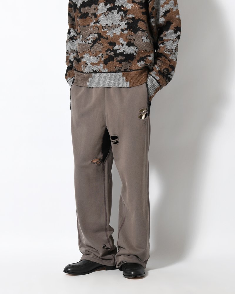 NOCTIS (BAGGY SWEAT PANTS) -BLACK-