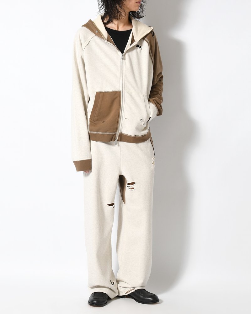 NOCTIS (BAGGY SWEAT PANTS) -ECRU-