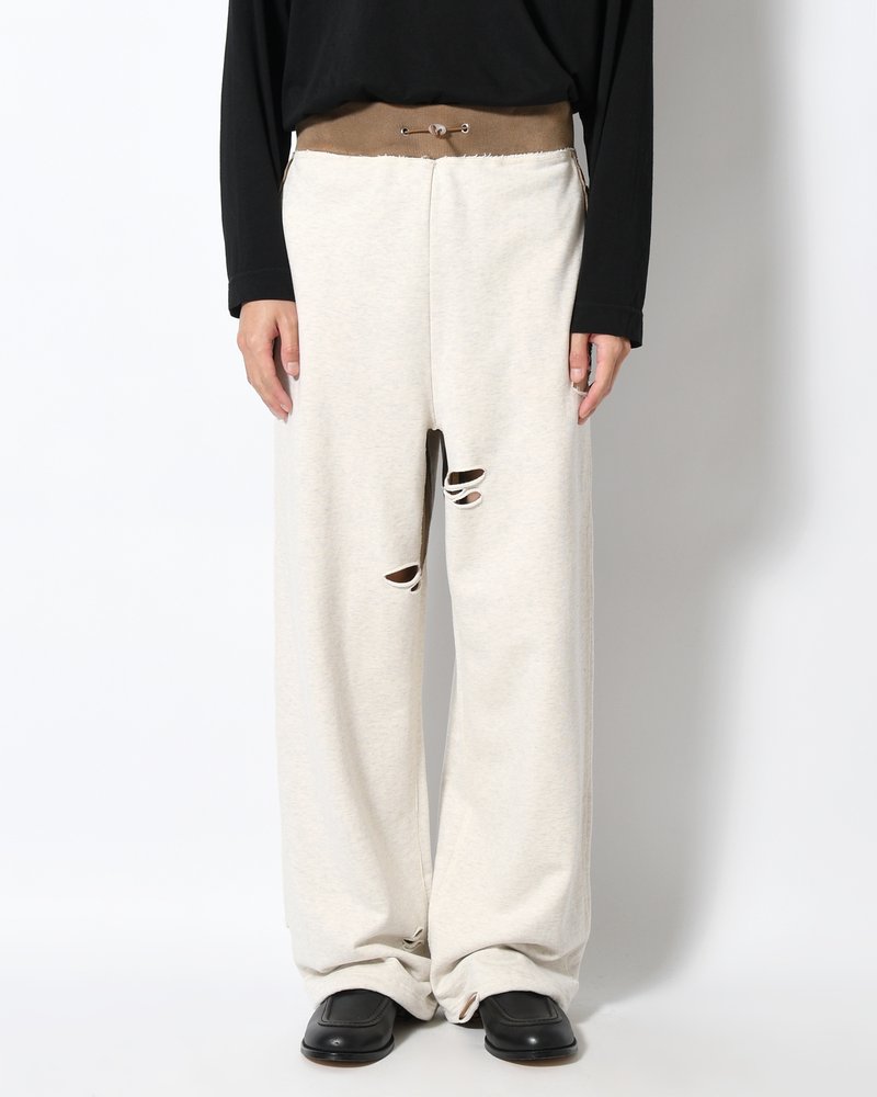 NOCTIS (BAGGY SWEAT PANTS) -ECRU-