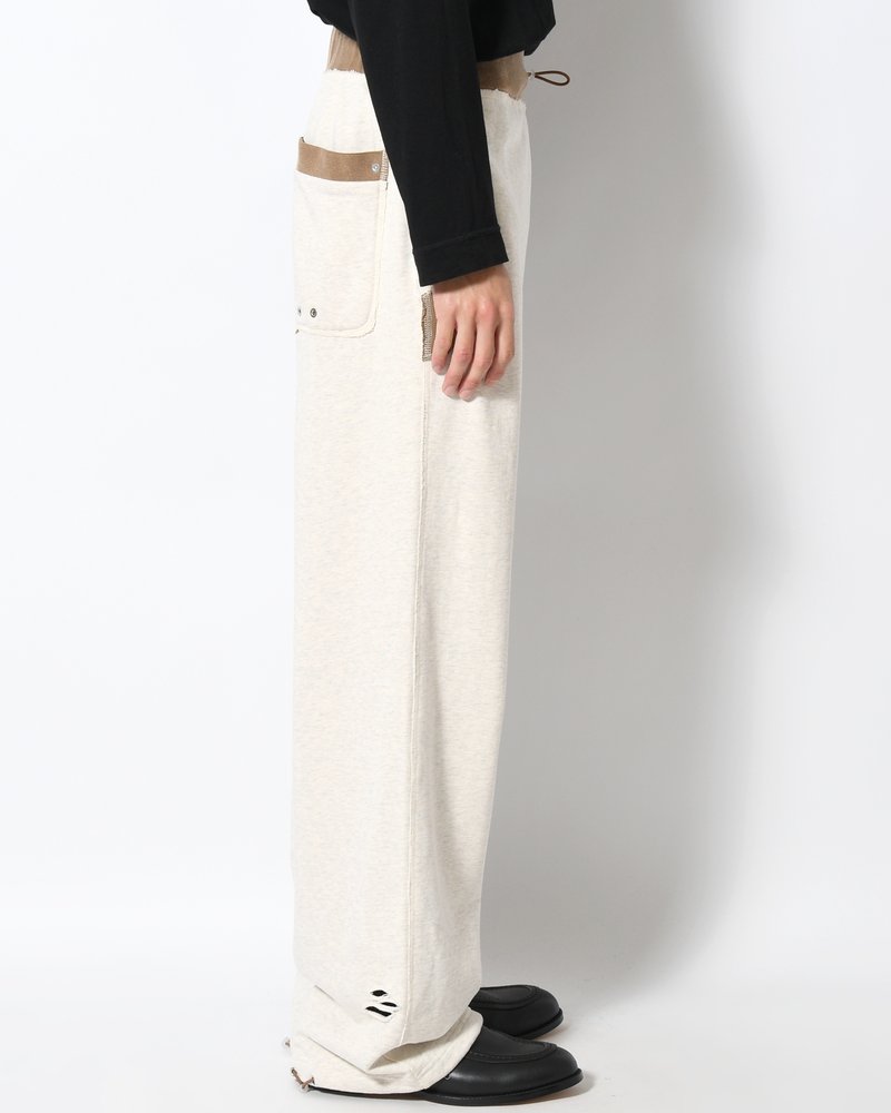 NOCTIS (BAGGY SWEAT PANTS) -ECRU-