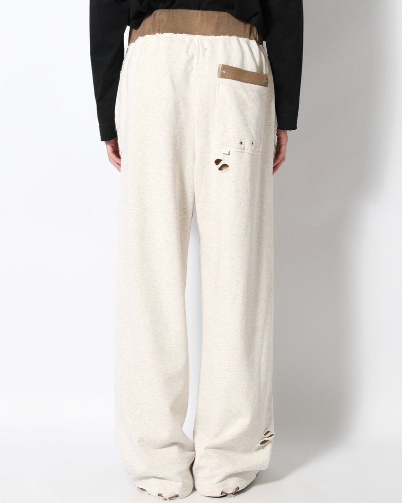 NOCTIS (BAGGY SWEAT PANTS) -ECRU-