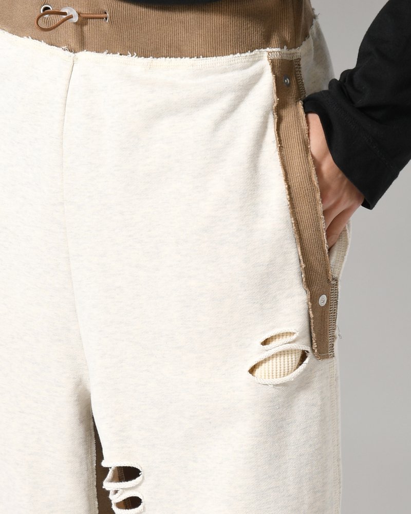 NOCTIS (BAGGY SWEAT PANTS) -ECRU-
