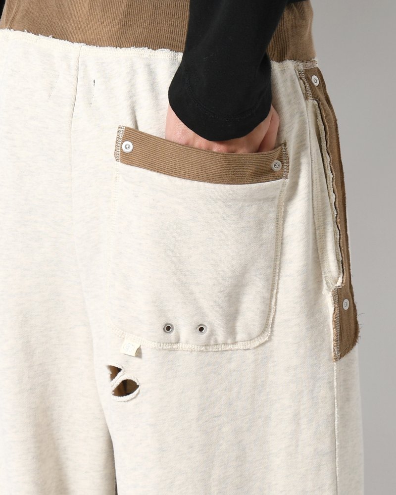 NOCTIS (BAGGY SWEAT PANTS) -ECRU-