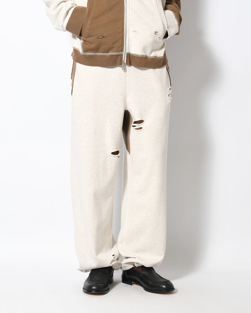 NOCTIS (BAGGY SWEAT PANTS) -ECRU-