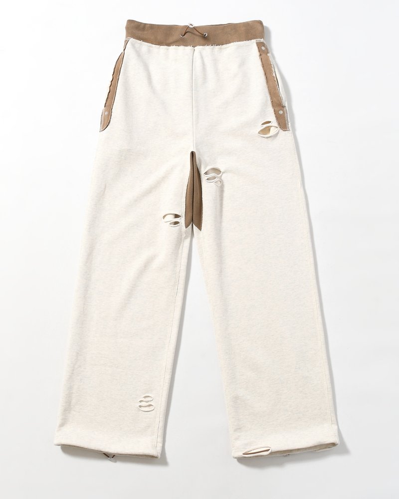 NOCTIS (BAGGY SWEAT PANTS) -ECRU-