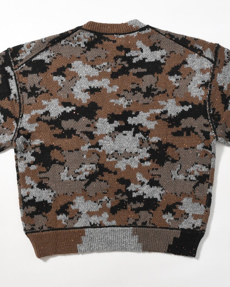 WIK CAMO JACQUARD KNIT -NIGHT CAMO-