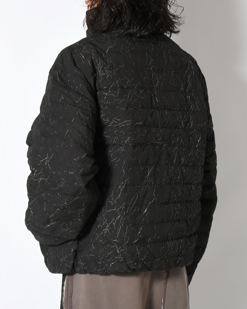CRACK DOWN JACKET -BLACK-