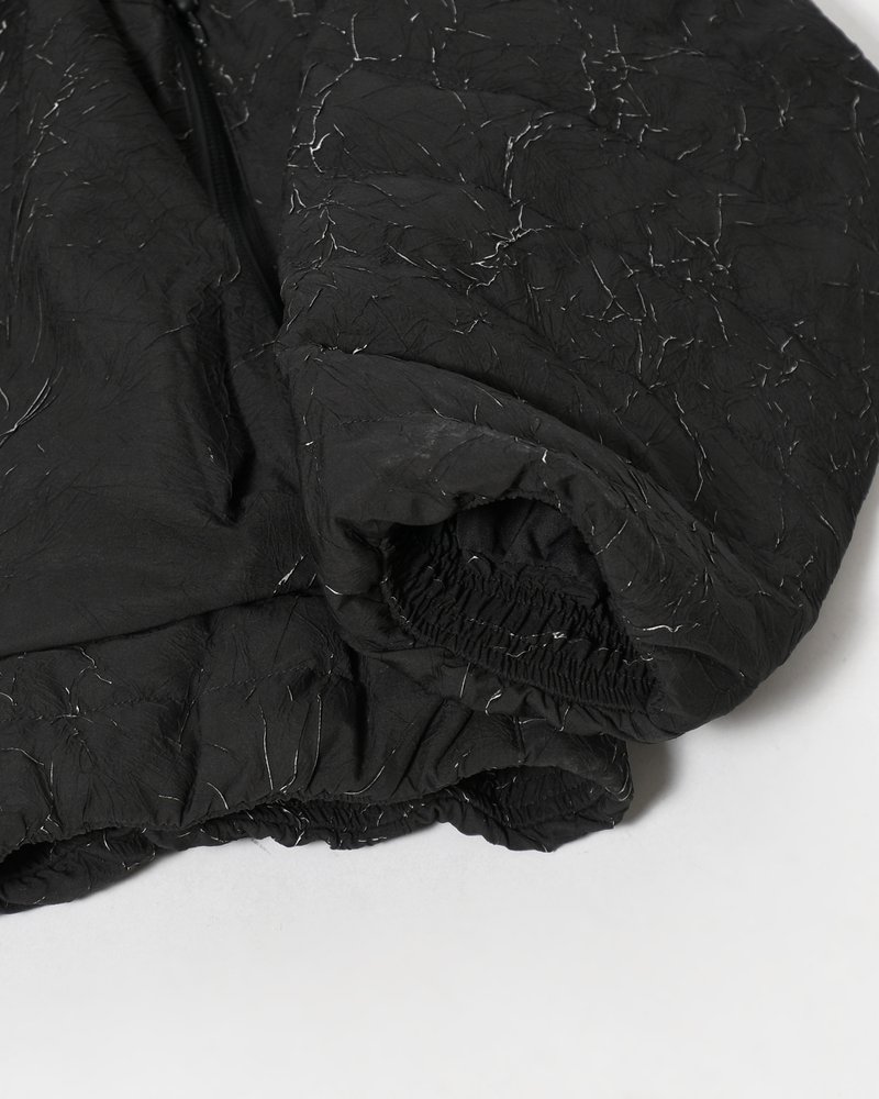 CRACK DOWN JACKET -BLACK-