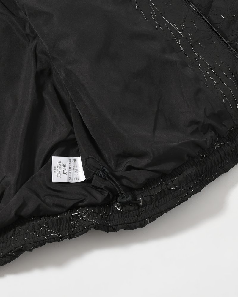 CRACK DOWN JACKET -BLACK-