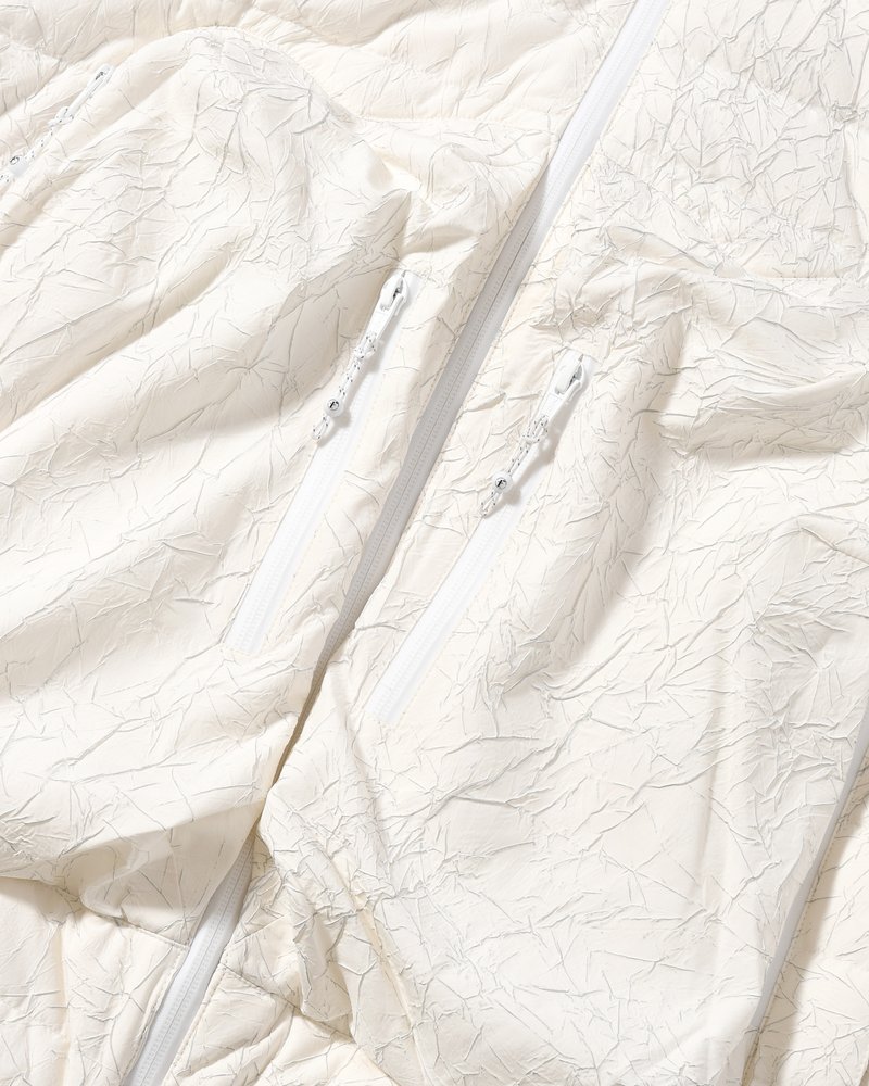 CRACK DOWN JACKET -ECRU-