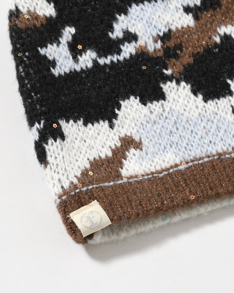 CAMO SINGLE BEANIE -SKY CAMO-