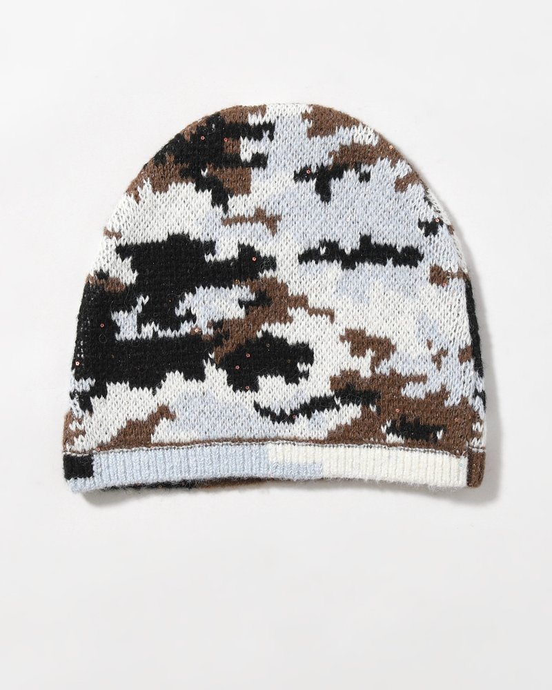 CAMO SINGLE BEANIE -SKY CAMO-