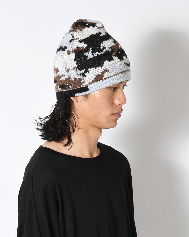 CAMO SINGLE BEANIE -SKY CAMO-