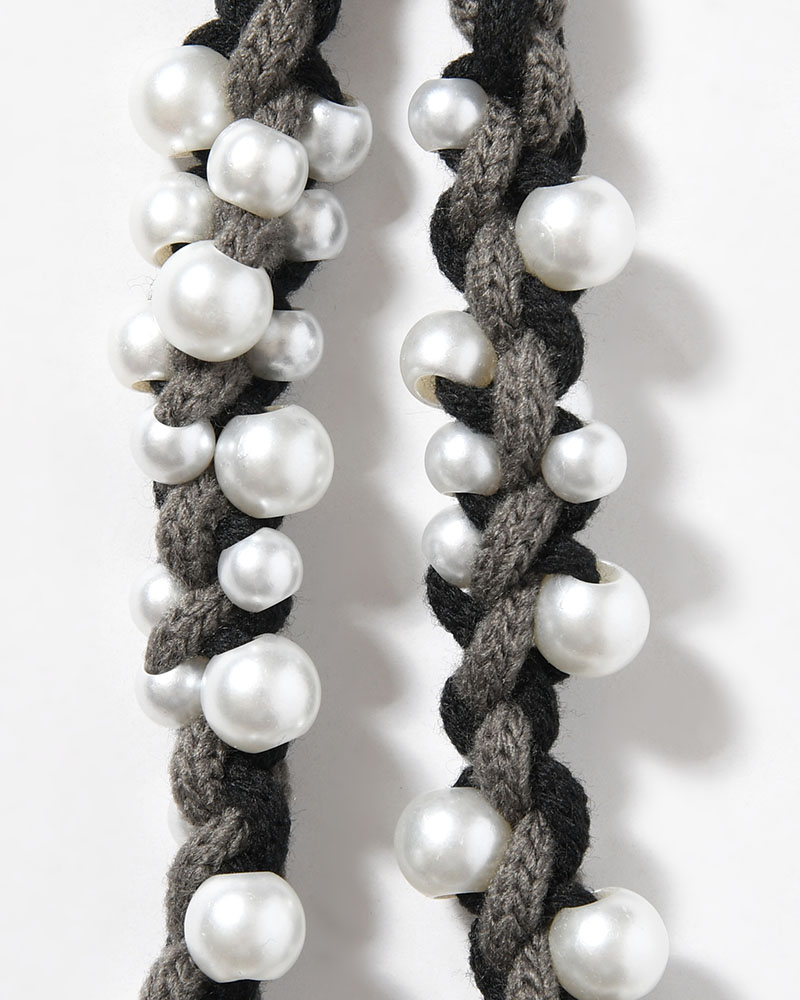 PEARL CORD -BLACK-
