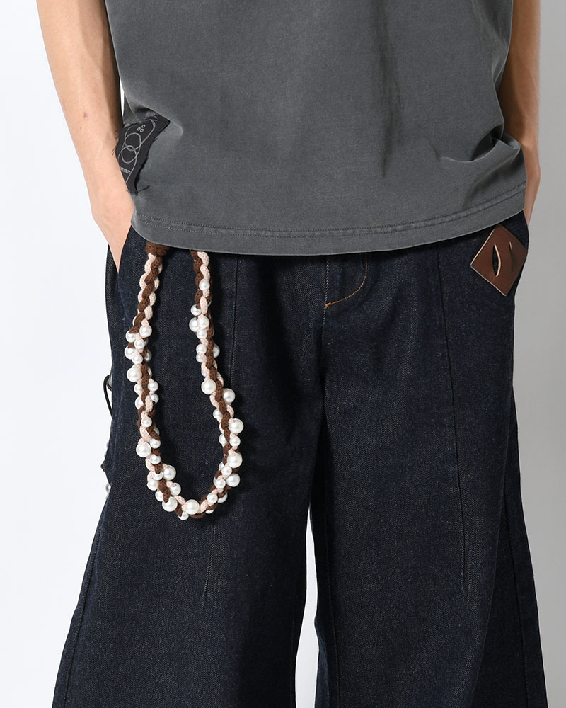 PEARL CORD -BROWN-