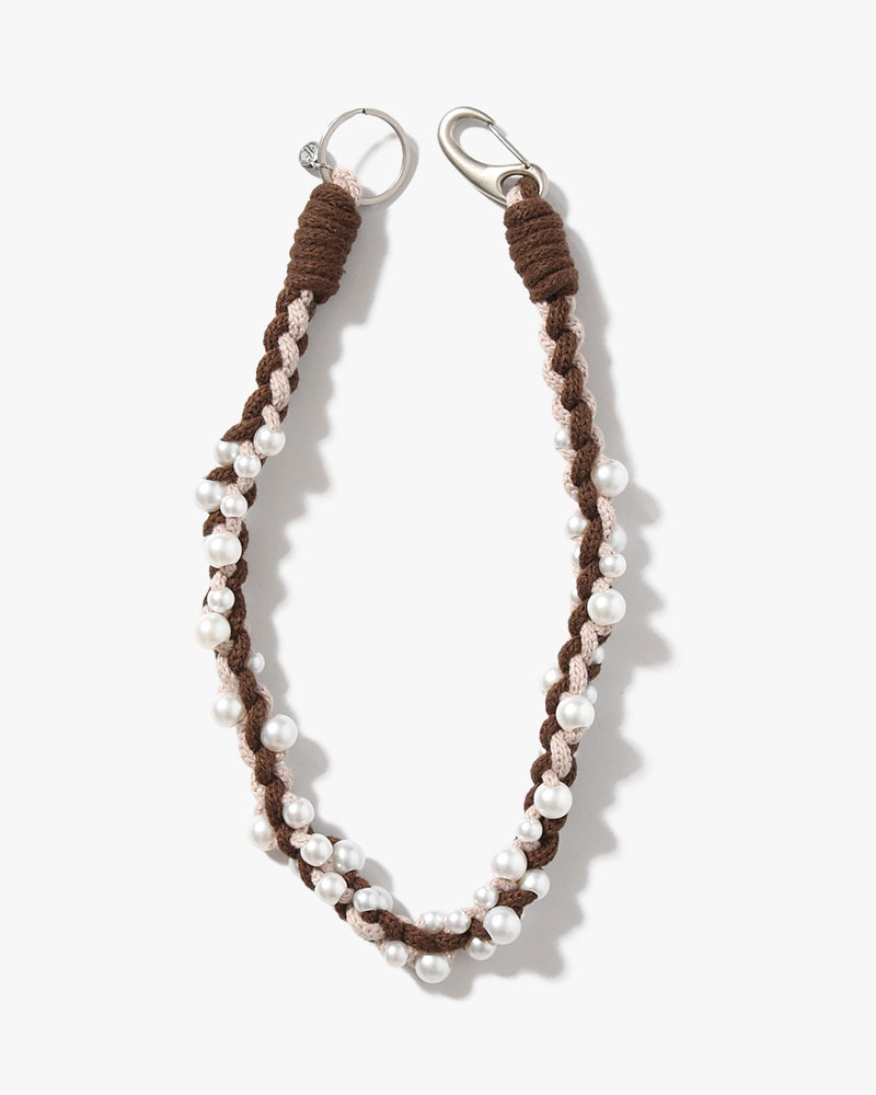 PEARL CORD -BROWN-