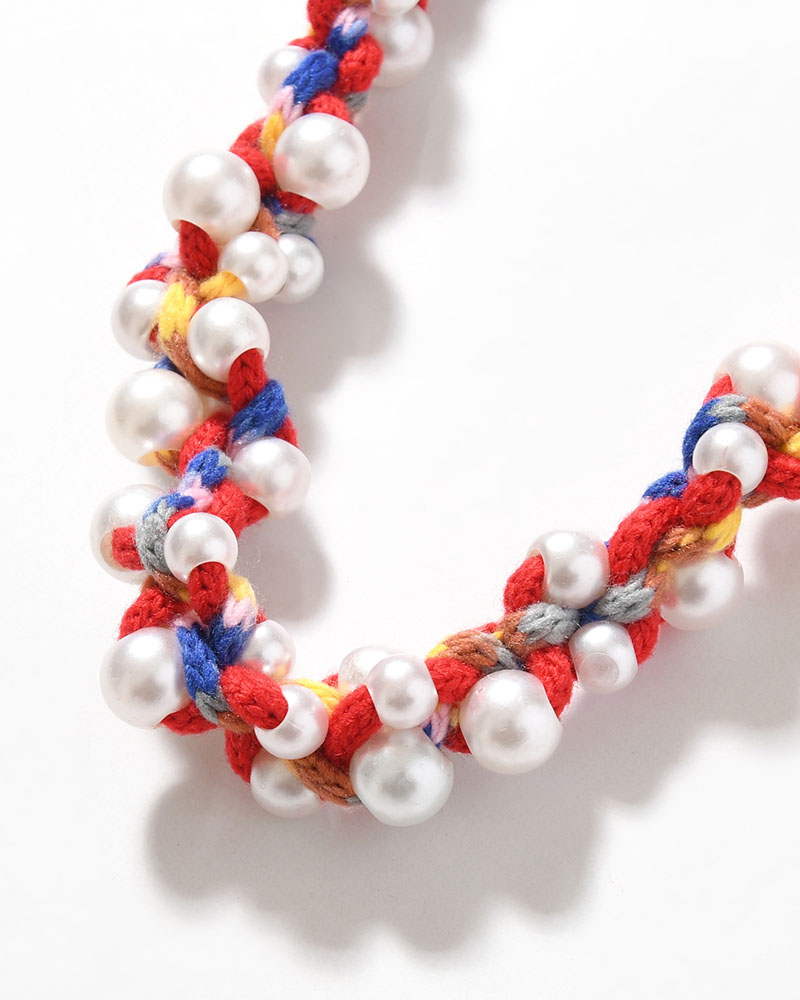 PEARL CORD -RED-