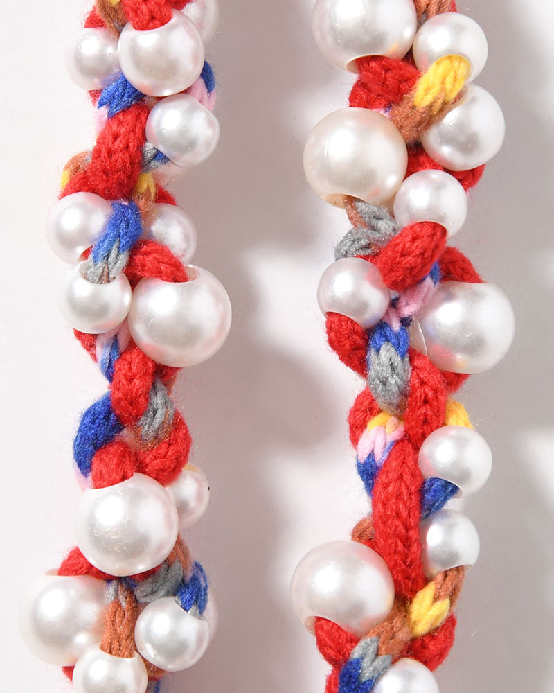 PEARL CORD -RED-