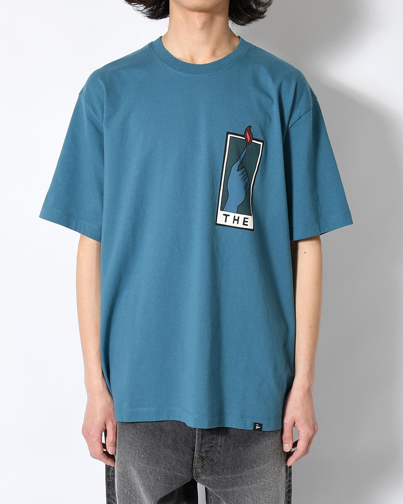 HANDS OF TIME T-SHIRT -BLUE-