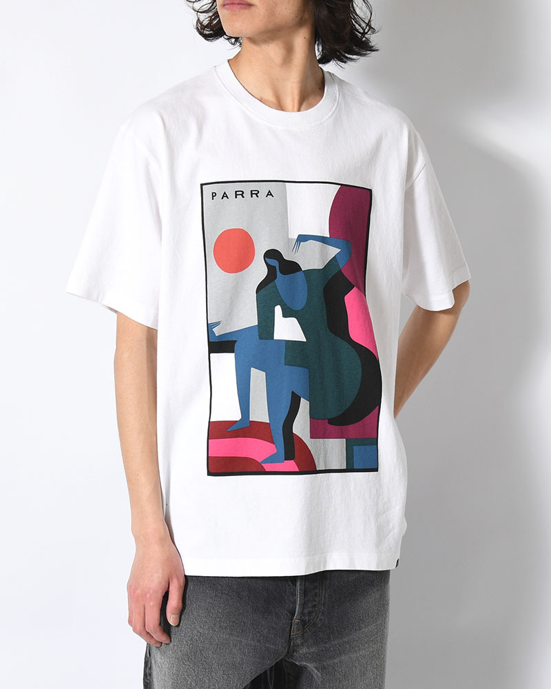 BALL TO THE FACE T-SHIRT -WHITE-