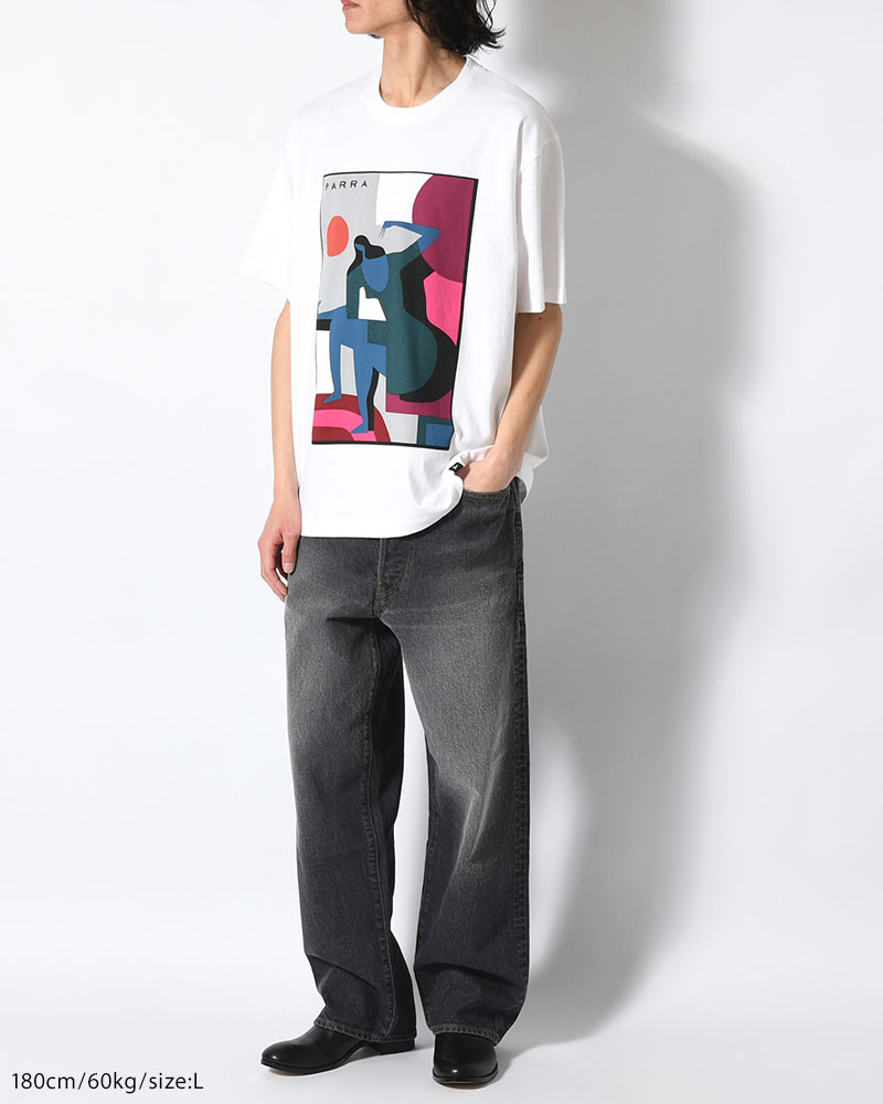 BALL TO THE FACE T-SHIRT -WHITE-