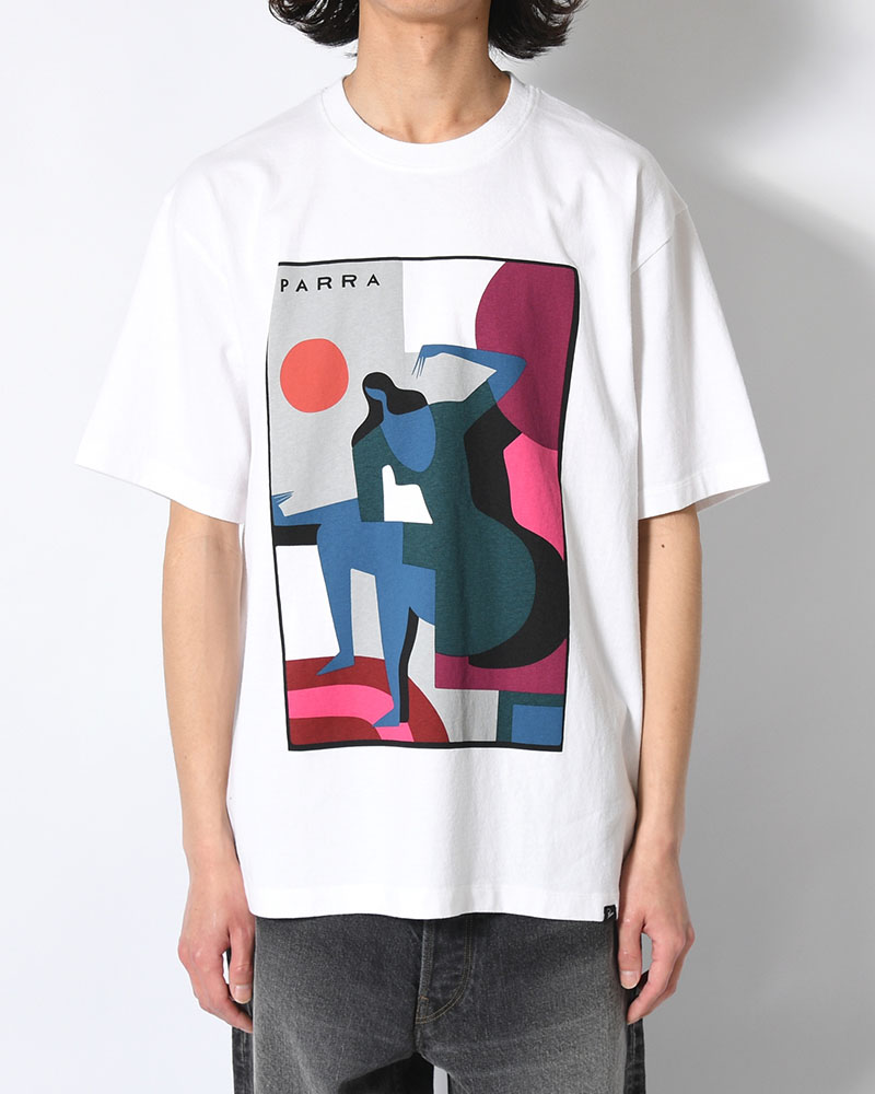 BALL TO THE FACE T-SHIRT -WHITE-