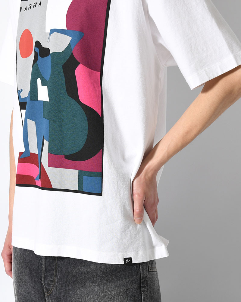 BALL TO THE FACE T-SHIRT -WHITE-