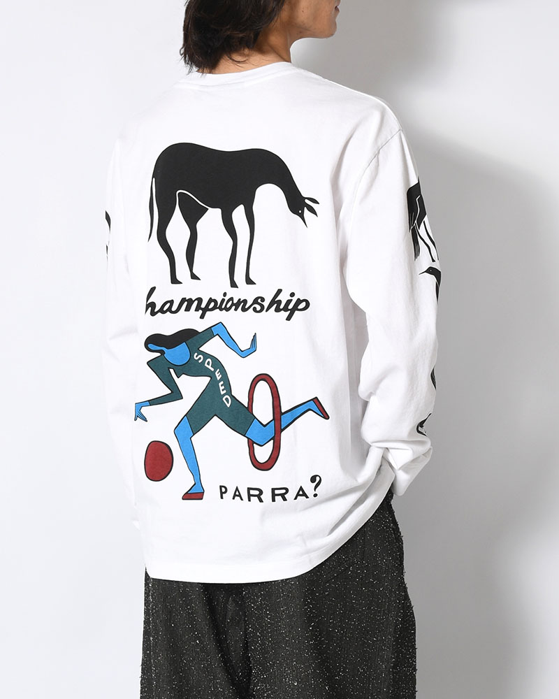 DIVINE HAMMER LONG SLEEVE T-SHIRT -WHITE-