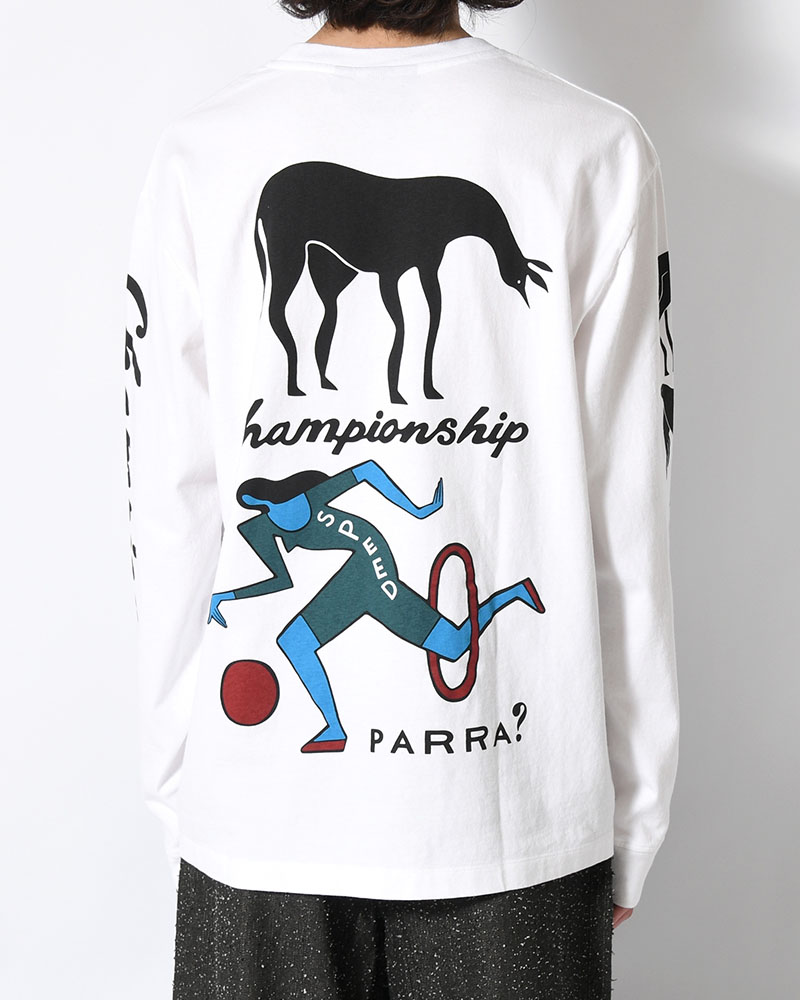 DIVINE HAMMER LONG SLEEVE T-SHIRT -WHITE-