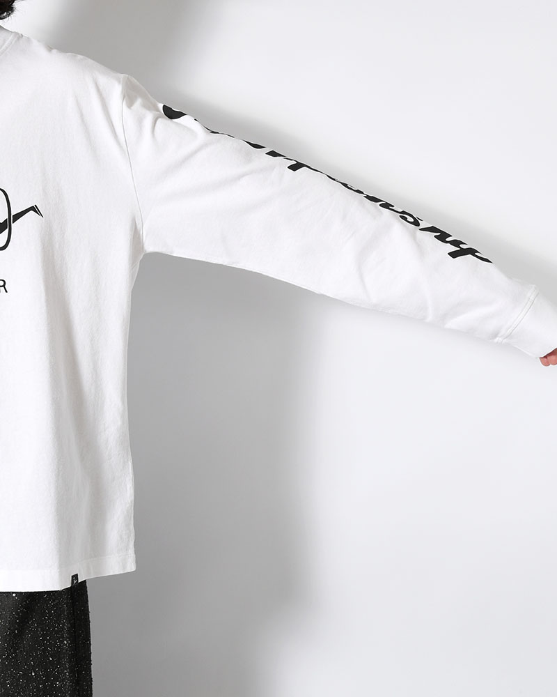 DIVINE HAMMER LONG SLEEVE T-SHIRT -WHITE-