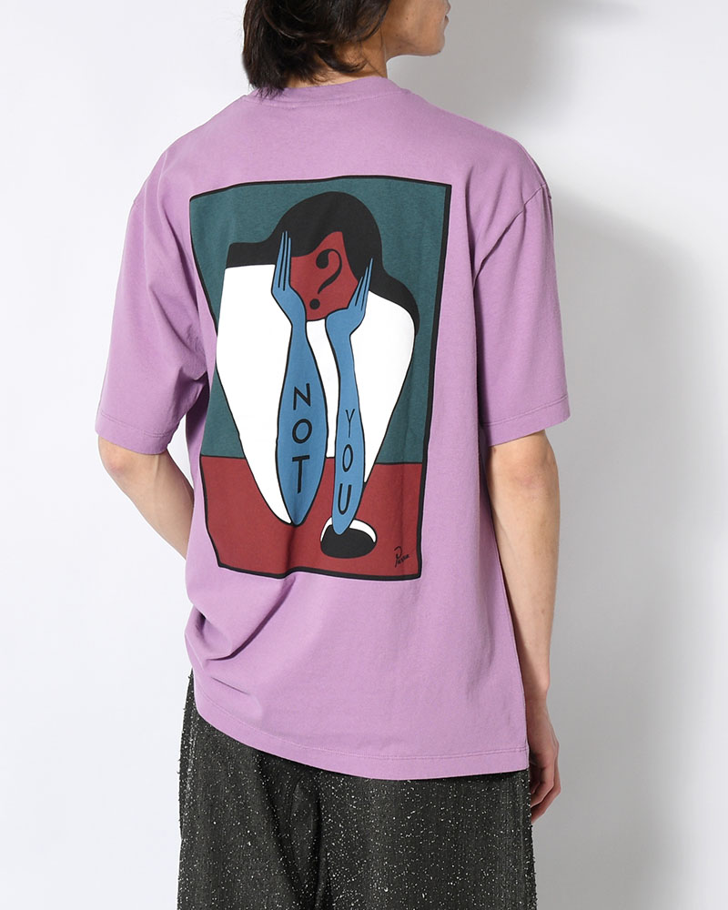 NOT YOU T-SHIRT -PURPLE-
